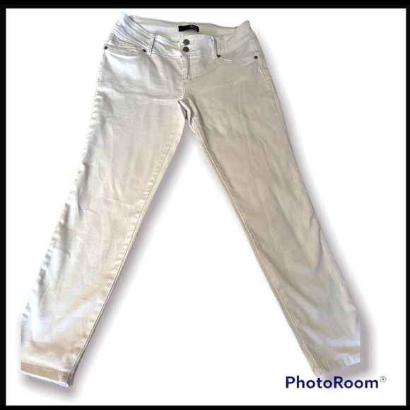 🥳HP🥳1822 Denim White High Waist Skinny Ankle Jean - Picture 3 of 11